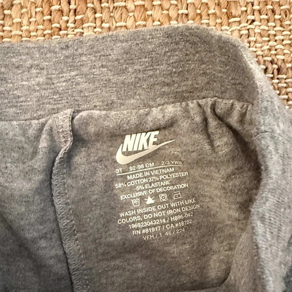 Nike Gray Cotton Ruffle Hem Girls Tennis Athletic Skort Skirt 3T